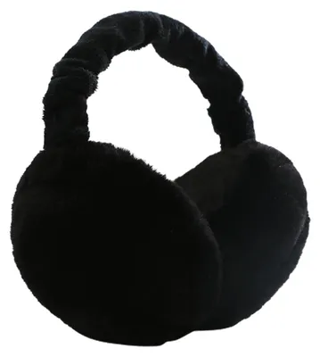 Produktbild von Winter-Ohrenschützer, weicher Plüsch, faltbar, winddicht, dicker Ohrenschutz, flauschig, einfarbig, elastische Ohrenabdeckung, Kopfbedeckung