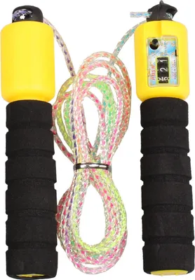 Produktbild von Merco JR 33 Springseil mit Zähler, verstellbare Länge, gelb