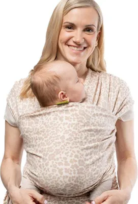 Obrázok produktu pre Taška na nosenie detí, 3,6–13,6 kg, bez použitia rúk, elastická, piesková farba