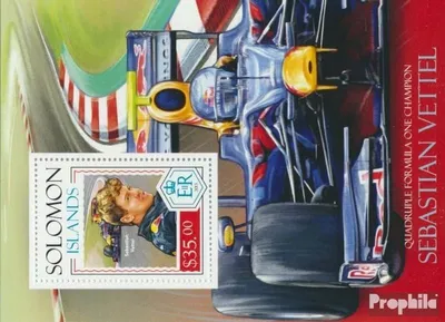 Produktbild von Briefmarken Salomoninseln 2014 Mi Block 277 (kompl. Ausg.) postfrisch Sebastian Vettel
