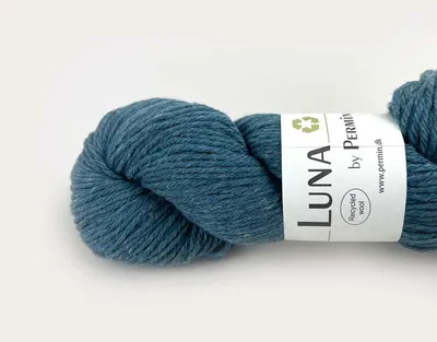 Image de Luna by Permin – 100 % laine vierge recyclée (sans mulesing et e Oeko-Tex) (10 pétrole)