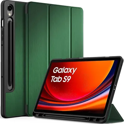 Image de EasyAcc Samsung Galaxy Tab S9 FE 10.9/ S9 2023 11 Housse de protection vert foncé