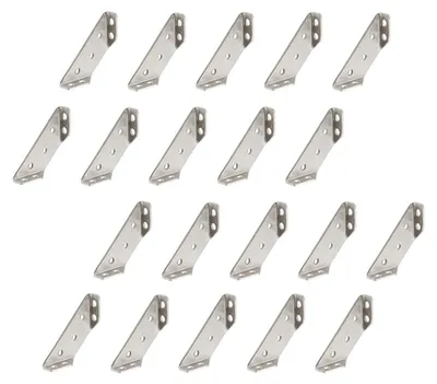 Produktbild von Winkelverbinder 90 Grad Edelstahl 50x50mm 20 Stück