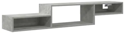 Produktbild von vidaXL Wandmontierter TV-Schrank Wandhalterung Betongrau