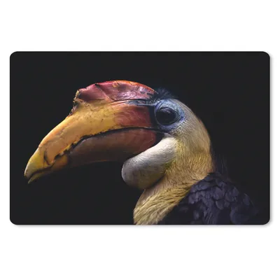 Produktbild von MuchoWow® Mauspad Mousepad Vogel - Schnabel - Schwarz 27x18 cm - Mousepads - Maus Mat - Pad - Mausunterlage - Büroartikel - Desk Matten