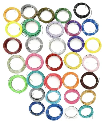 Imagen del producto de Recambios de filamento para bolígrafos 3D - 32 colores, 1.75 mm, total 160 metros