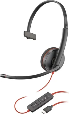 Image de Poly Hedaset Blackwire 3210 Monaural UC USB-C