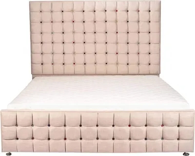 Produktbild von Luxus Schlafzimmer Bett Polster Design Luxus Doppel Hotel Betten Chesterfield