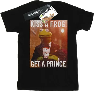 Produktbild von Disney - "The Muppets Kiss A Frog Get A Prince" T-Shirt für Herren BI43577 (L) (Schwarz)