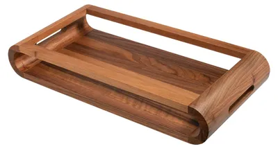 Obrázok produktu pre ARTELEGNO VASD Double-sided walnut wood tray 21 x 43 cm