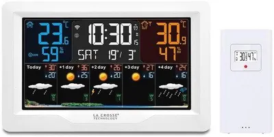 Productafbeelding van Kleurrijk Weerstation met WiFi en LCD Scherm