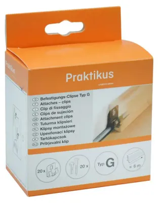 Produktbild von Clips Für Fussleiste Doellken Retro 20 Stück