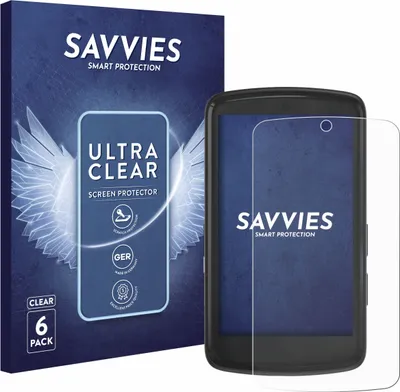 Produktbild von 6x Für Bryton Rider S810 Schutzfolie Savvies Displayschutz Display Schutz Folie Klar Transparent