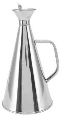Imagen del producto de Dispensador de aceite de acero inoxidable con asa, 1000 ml