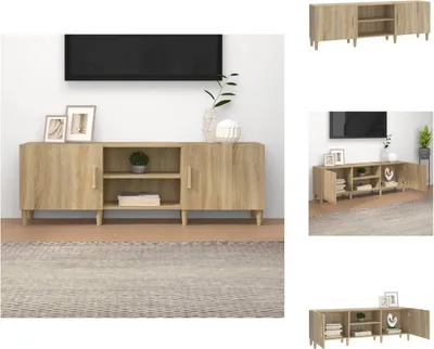 Obrázok produktu pre vidaXL TV skrinka Sonoma dub 150x30x50 cm materiál na báze dreva - TV nábytok