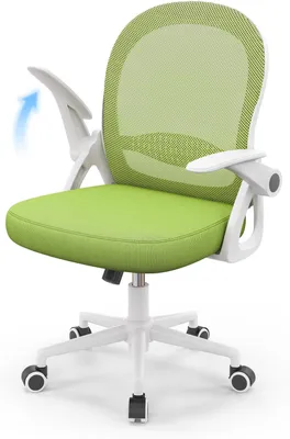Produktbild von Bürostuhl Ergonomisch , Schreibtischstuhl mit Atmungsaktiver Rückenlehne, Einstellbarer für maximale Bewegungsfreiheit, Grün