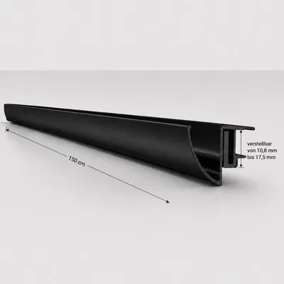 Immagine prodotto di Vetreria Westfalen-Vordachregenrinne 150 cm SW 10,8-17,5 mm