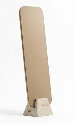 Obrázok produktu pre Zrkadlo na celé telo, moderný dizajn, zlatá farba, luxusný vzhľad