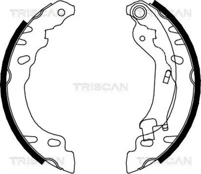 Immagine prodotto di TRISCAN Set ganasce freno posteriore 8100 15022