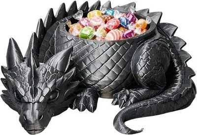 Produktbild von Famanu Pflanzenpot Drache - 3D-Design - 12 x 16 x 12 cm