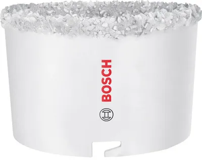 Immagine prodotto di Seghetto a tazza Bosch con supporto a innesto Brick and Soft Tile, 103 x 60 mm
