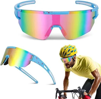 Image de Lunettes de sport UV polarisées - Ultra-légères, idéales pour le vélo, la course à pied, le ski et la pêche