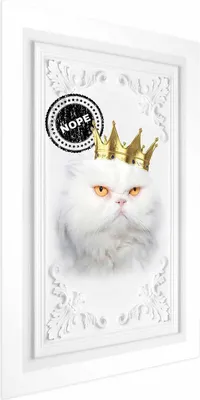 Produktbild von Posterpapier Poster - Cat King 29.7x42 cm Tiere g-C-0107-ao-a