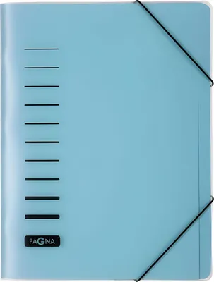 Produktbild von Pagna Ordnungsmappe 6 Fächer blau