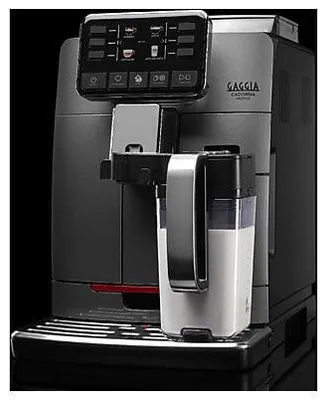 Produktbild von Gaggia RI9604/01, Espressomaschine, 1,5 l, Kaffeebohnen, Eingebautes Mahlwerk, 1900 W, Schwarz, Edelstahl
