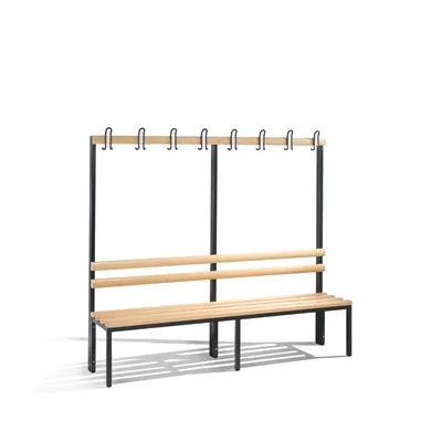 Produktbild von CP Garderobenbank mit Haken Basic 8052-100 buche Holz 196,0 cm