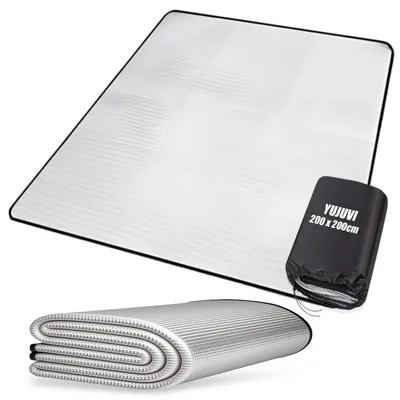 Productafbeelding van Aluminium Isolatiemat 200 x 200 cm voor Camping