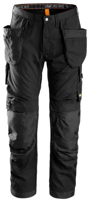 Produktbild von Snickers AllroundWork Arbeitshose m. Holstertaschen, EN 14404 Schwarz-124
