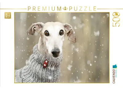 Produktbild von CALVENDO Puzzle Es schneit | 500 Teile Lege-Größe 48 × 36 cm Foto-Puzzle für Erwachsene