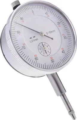 Produktbild von Präzisionswerkzeug, 0,01 mm Genauigkeit, Messinstrument, runde Messuhr, vertikaler Kontakt