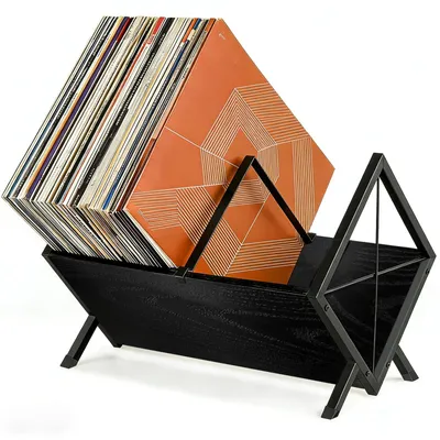 Productafbeelding van Vinyl Platenrek voor 80-100 LP's met Antislip Scheidingsklem