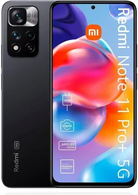 Produktbild von Xiaomi Redmi Note 11 Pro+ 5G 6GB RAM 128GB Graphite Gray