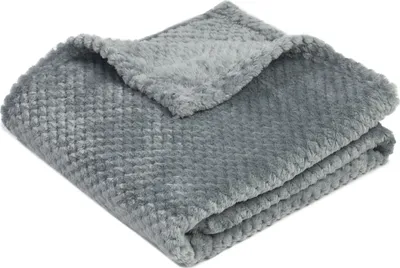Produktbild von Hundedecke Katzendecke 80x100 cm, flauschig warm, waschbar, grau