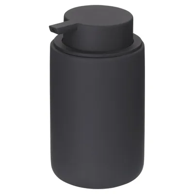 Produktbild von Seifenspender, Seifenpumpe, 0,3 L, Kunststoff, Keramik mit Gummibeschichtung, Schwarz - Kela | Sana