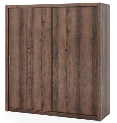 Produktbild von Garderobenschrank BONO 200 cm Eiche monastery Schwebetürenschrank