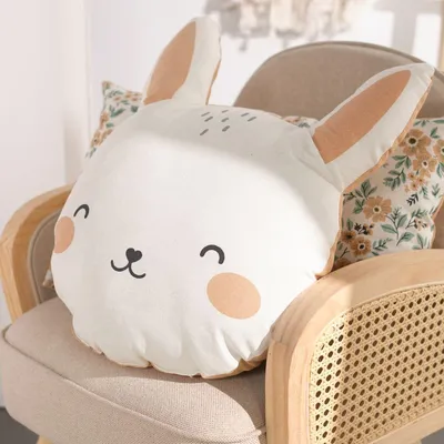 Produktbild von Rechteckiges bedrucktes Kissen FUNNY LAPIN