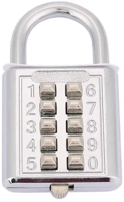 Zinc Alloy Combinatieslot 10 Toetsen - 5-Cijferig Wachtwoord - Robuust en Veilig
