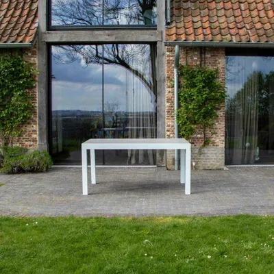 Image de Table de jardin aluminium 6/10 P extensibleReproductions bois TULUM