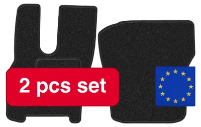 Immagine prodotto di Tappetini per auto, su misura per DAF XF, in materiale sintetico resistente, nero