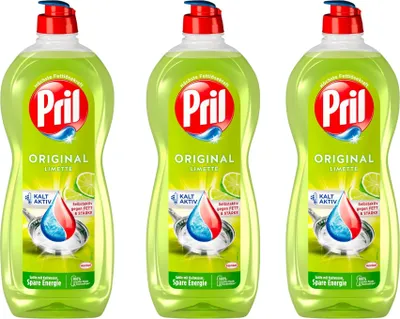 Produktbild von Pril Limette Handgeschirrspülmittel 675 ml (3er Pack)