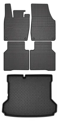 Obrázok produktu pre Gumové autokoberce SolidPRO + vaňa kufra pre: Volkswagen ID.4 2020- 5 ks