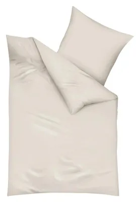 Produktbild von Kaeppel Biber Bettwäsche Uni 200x200cm Rot Silber Weiß Anthrazit Creme Einfarbig, Farbe:Creme