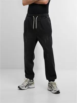Produktbild von Urban Classics Jeans Herren Jogg Denim schwarz Basics 100% Baumwolle L