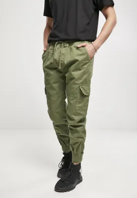 Zdjęcie produktu dla Urban Classics TB4127 | Wojskowe spodnie do biegania Spodnie do biegania męskie - Kolor: nowooliwkowy - Rozmiar: 3XL