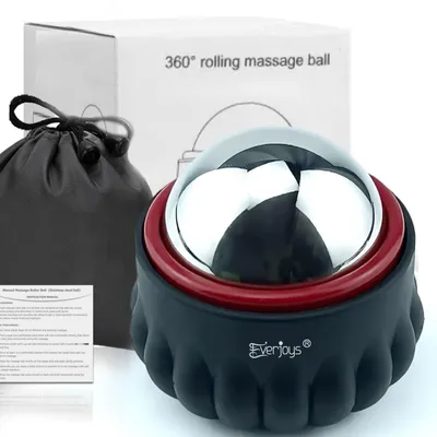 Produktbild von Massage Ice Roller Ball, Kälte- und Wärmetherapie, für Rücken, Nacken, Gesicht, Fußschmerzen