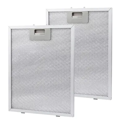 Produktbild von 2 Stück Metallfettfilter für Dunstabzugshauben 5-Schichten verdickt 320 x 260 mm